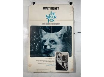 The Silver Fox Vintage Folded One Sheet Movie Poster