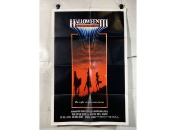 Halloween III Season Of The Witch Vintage Movie Heavy Stock Window Card