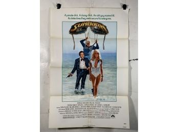 Sunburn Vintage Folded One Sheet Movie Poster