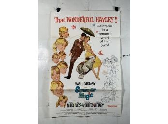 Summer Magic Vintage Folded One Sheet Movie Poster