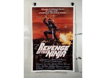 Revenge Of The Ninja Vintage Folded One Sheet Movie Poster