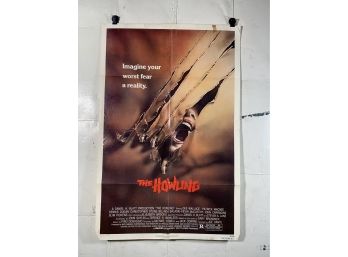 The Howling Vintage Movie Heavy Stock Window Card