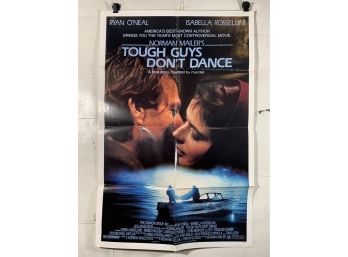 Tough Guys Dont Dance Vintage Folded One Sheet Movie Poster