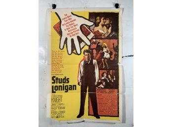 Studs Lonigan Vintage Folded One Sheet Movie Poster