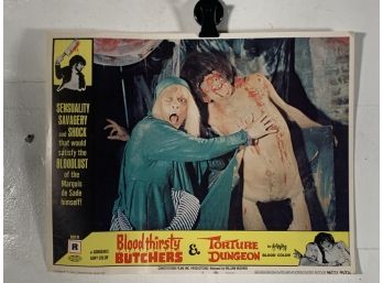 Bloody Butchers Vintage Lobby Card Movie Poster