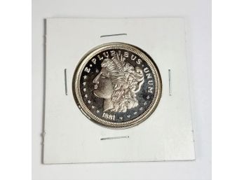 1/2 Oz .999 Silver Morgan  Coin