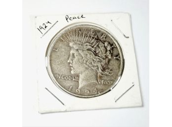 1924 Peace Silver  Dollar