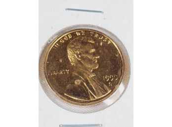 Gold Plated 1999 Lincoln Cent