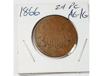 1866 2 Cent Piece