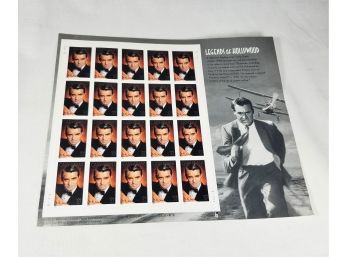 Cary Grant Legends Of Hollywood Stamp Sheet