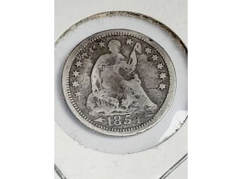 1854 Seated Liberty Silver  Half Dime (167 Years Old)