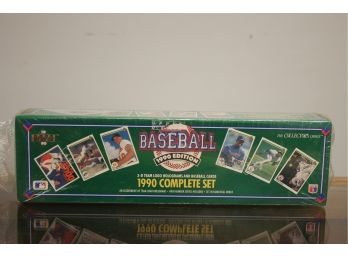 New Sealed 1990 Edition Complete Set 3-D Team Logo Holograms & Baseball Cards