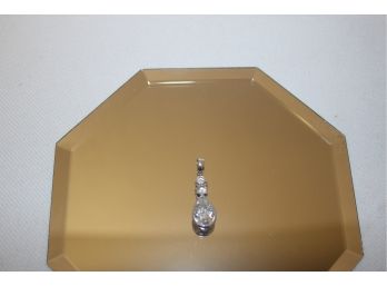 Sterling Silver 925 & Cubic Zirconia Multi Stone Pendant