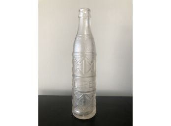 Dr. Pepper Bottling Co. Vintage Handblown Bottle 9 1/4 Tall