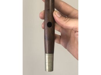 Beautiful 17 Inch Rosewood Flute With Metal Accents