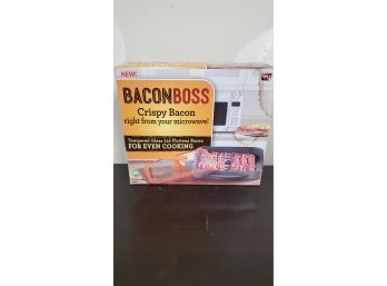 Brand New In Box Bacon Boss - Crispy Bacon Right From Your Microwave!