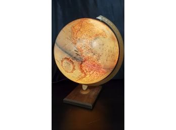 Vintage Light- Up Repogle Globe - 12' World Premier Series By Leroy M Tolmes Cartographer