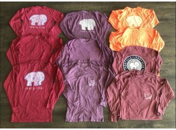 Lot Of Eighteen Ivory Ella Long Sleeve Tees: Sizes Small To Medium Perfect For Spring