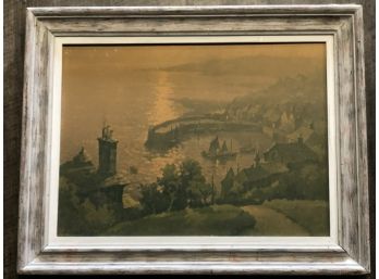 St. Mawes United Kingdom Coastal Painting Framed Print
