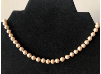 Vintage Sixteen Inch Costume Pearl Necklace