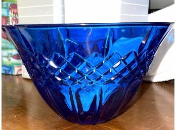 Waterford Marquis Crystal Shelton 8' Blue Bowl New In Box