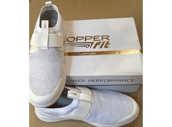 Copper Fit Women's Ivory Tennis Shoe