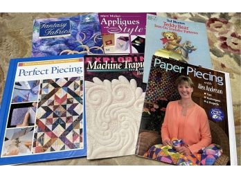 Lot Of 5 Craft Books Including Quilt Books