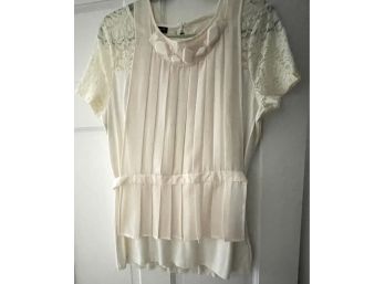 NWT Talbots White Pinafore Shirt