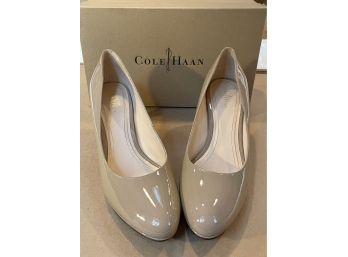 Cole Haan Patent Leather Platform Heel Pumps