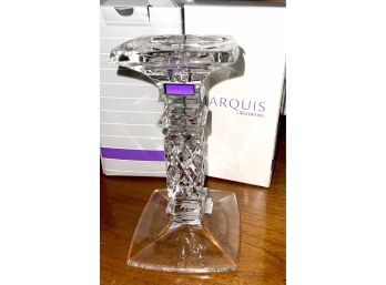 Pair Of 8' Waterford Marquis Crystal Candlesticks New In Box