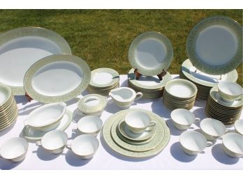 Beautiful Noritake Viscount Porcelain Dinnerware Service For Twelve & More