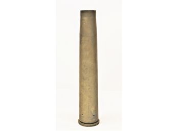 Very Cool 12.25' WWII 40MM MK2 Brass Military Artillery Mortar Shell Casing Trench Art