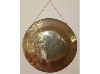 Fantastic Etched Brass Chinese 28.5' Wind Gong