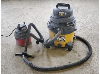 Duo Of Shop Vac Wet / Dry Vacuums