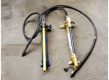 Two Hydraulic Porta Power Hand Pumps - Enerpac P39