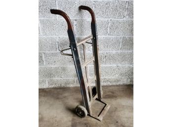 Awesome Vintage Wood Handled Hand Truck Dolly