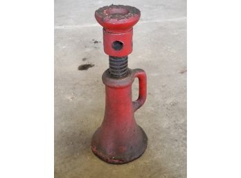 Large Vintage Heavy Duty Turnstile Screw Jack