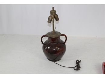 Pottery Lamp