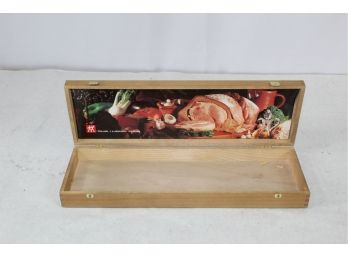 Wood Knife Box