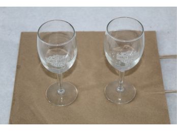 Harley Davidson Wine Glasses