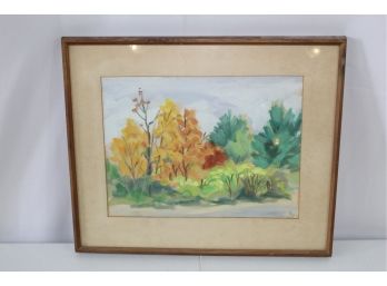 Local Artist Eunice Agar 'Fall Scene On Hurlburt Rd'