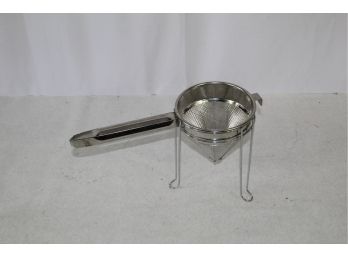 Stainless Strainer And Stand