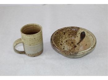 Handmade Potter Mug And Bowl