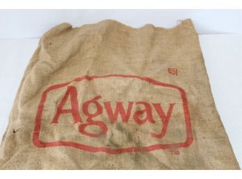 Vintage Agway Burlap Bag