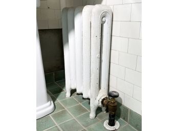 An Antique Cast Iron Radiator