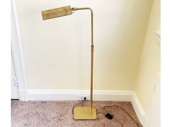 A Modern Brass Standing Lamp