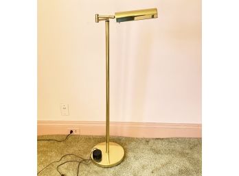 A Modern Brass Standing Lamp