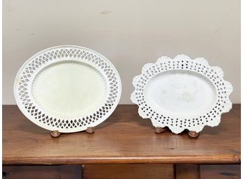 Antique Creamware Underplates