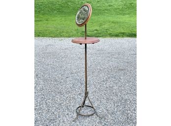 A 19th Century Shaving Mirror On Stand