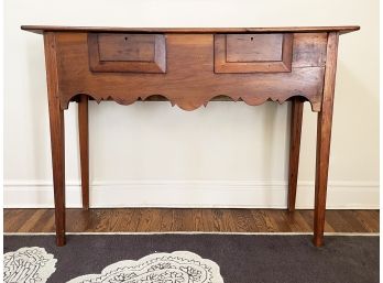 A Late 18th Century American Maple Buffet Or Console